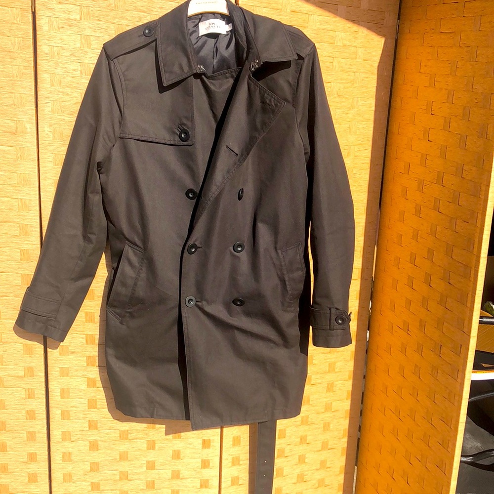 Coach Xl men’s black trench coat